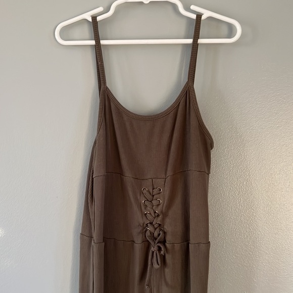OLIVE Green Girls Jumpsuit - Picture 2 of 5